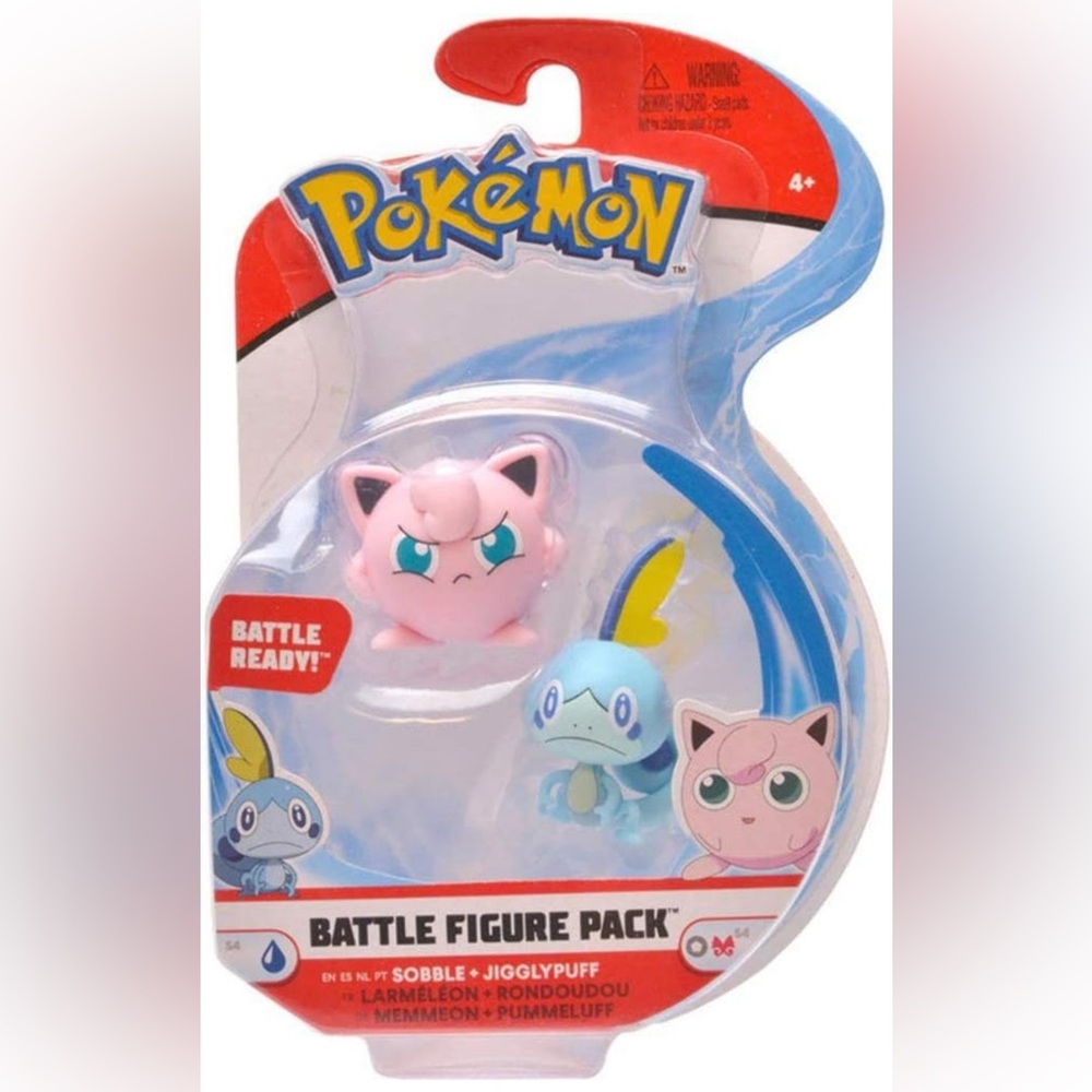 Pokemon - Battle Figure 2pack - Jigglypuff and Sobble - Picture 1 of 1